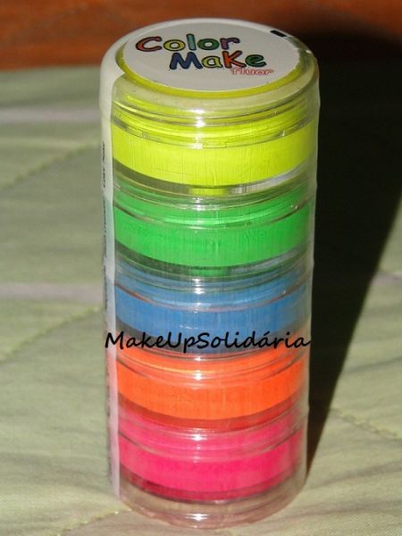 Kit 05 Sombras Cremosas Neon